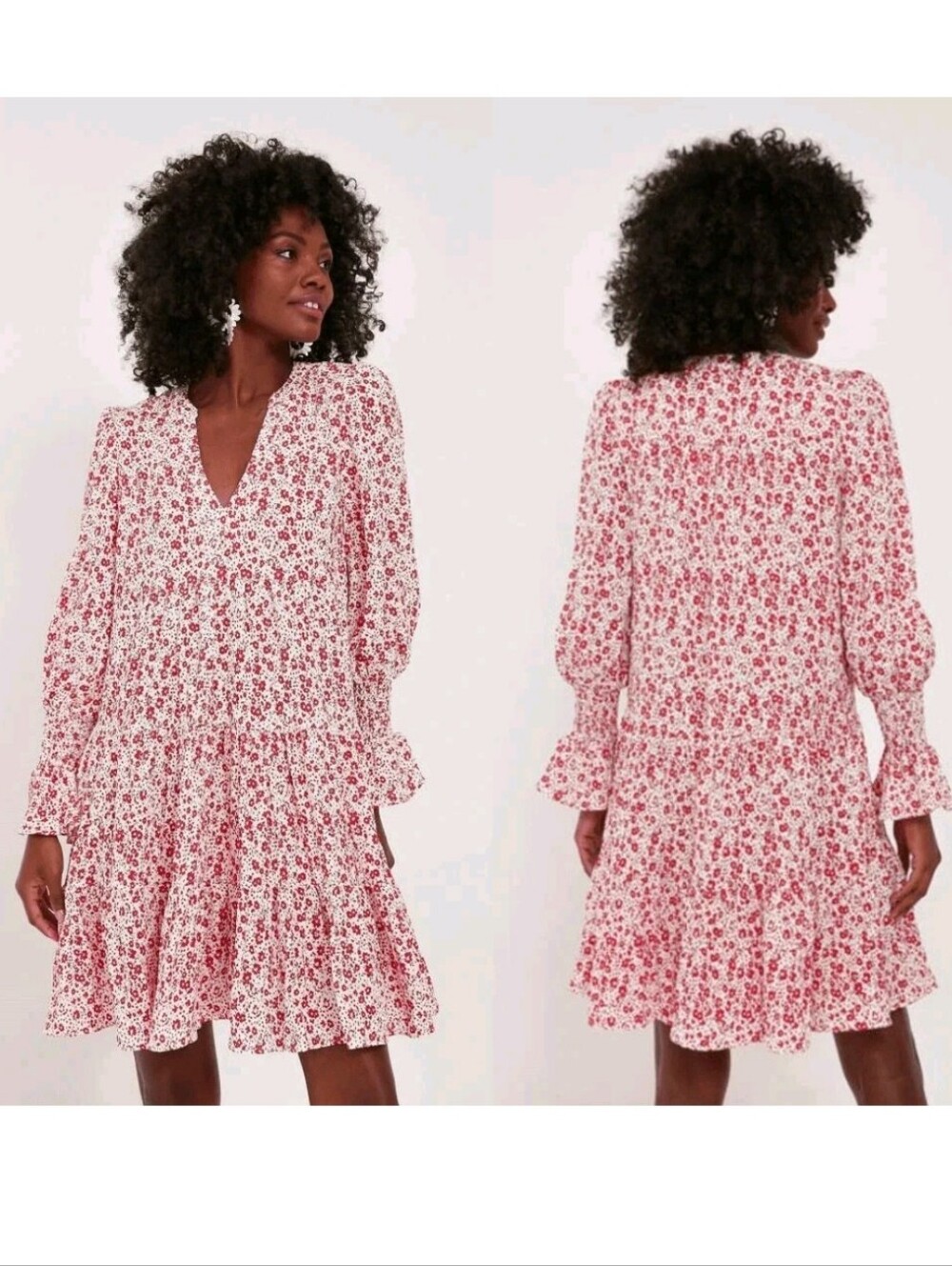 Tuckernuck Pomander Place Ditsy Floral Kenzo White Dress Floral Print XS